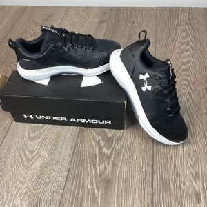 - Under‎ Armour Charged Commit 3 4E Wide Black White 8 41 NEW